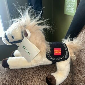 Wells Fargo Plush El Torro Legendary Pony Toy NWT 2014